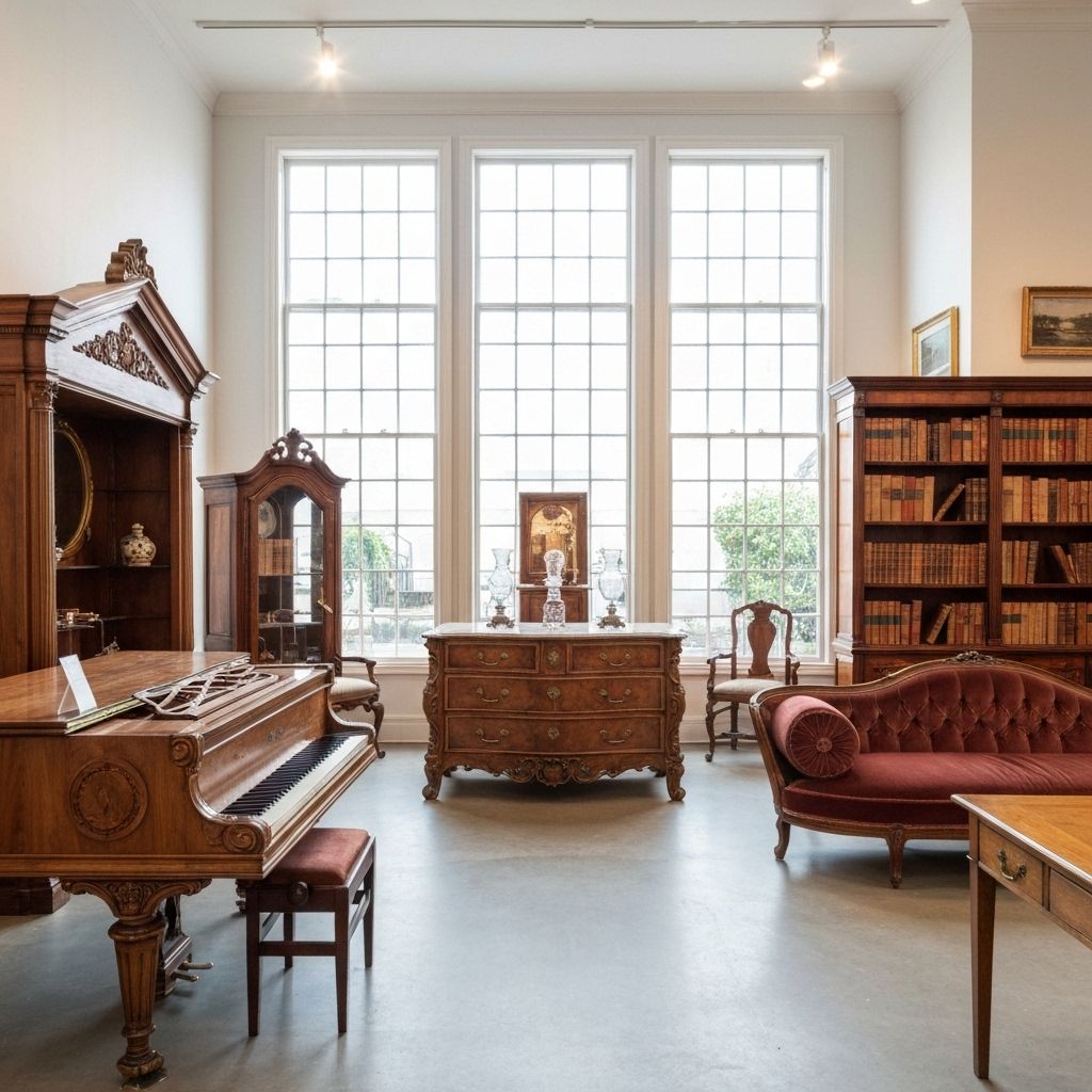 Fond de meubles anciens