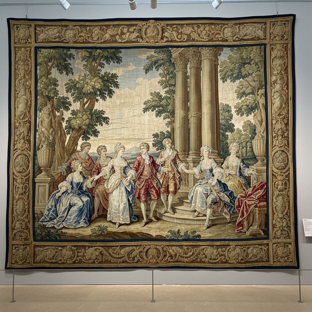 Tapisserie ancienne d'Aubusson ou des Gobelins - Expert rachat tapisseries Nouvelle-Aquitaine