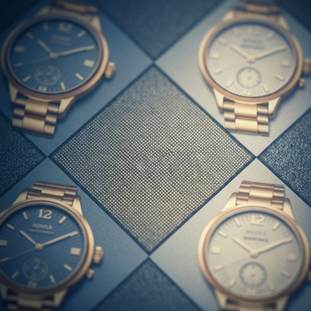 Fond élégant de montres de luxe suisses et horlogerie de prestige - Expertise et rachat montres anciennes