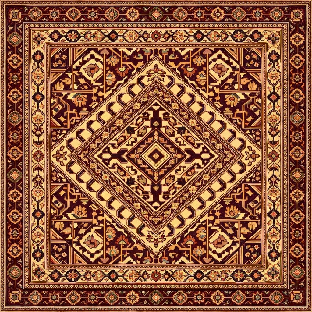 Fond élégant de motifs de tapis orientaux - Expertise et rachat tapis anciens
