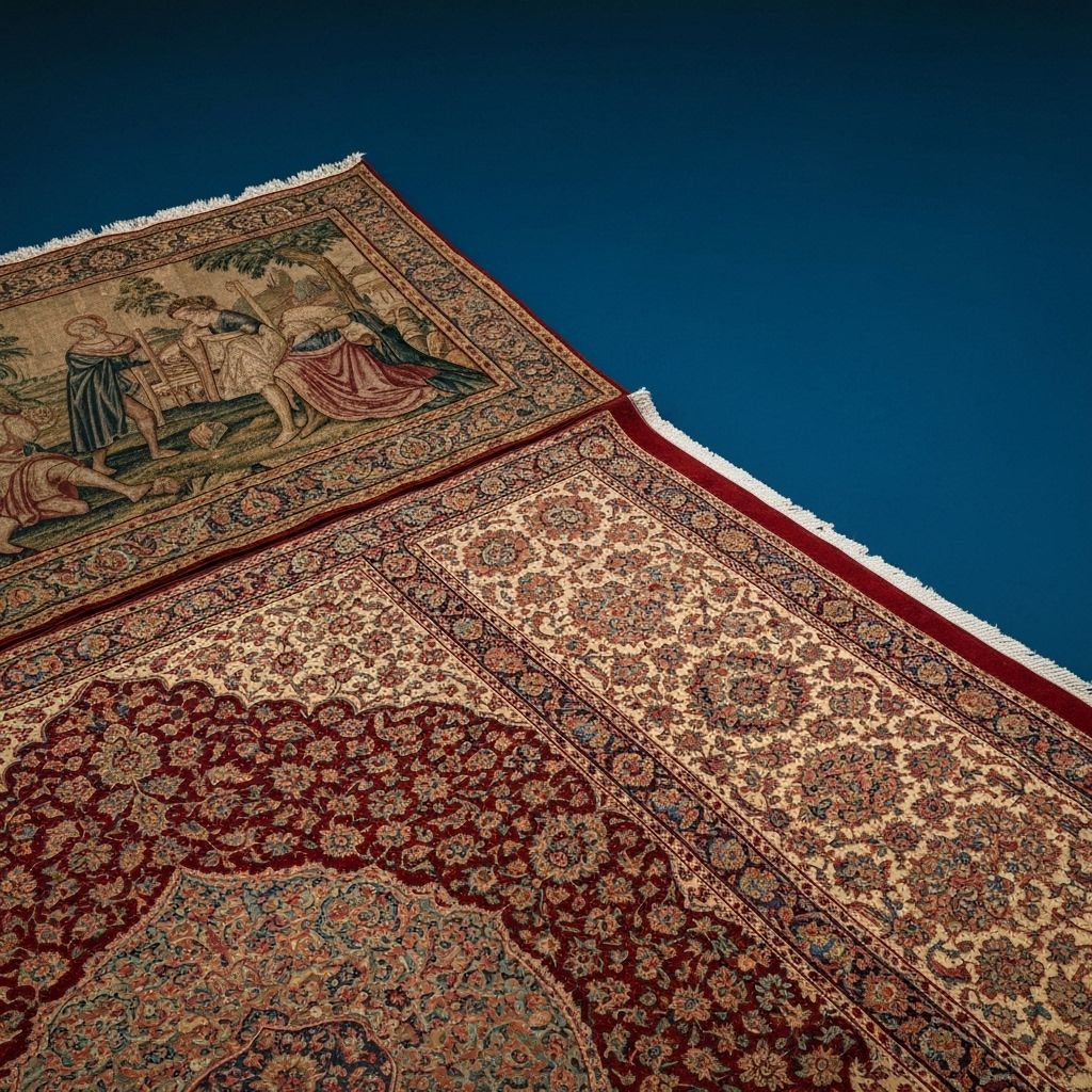 Tapis persans et tapisseries anciennes - Fond hero